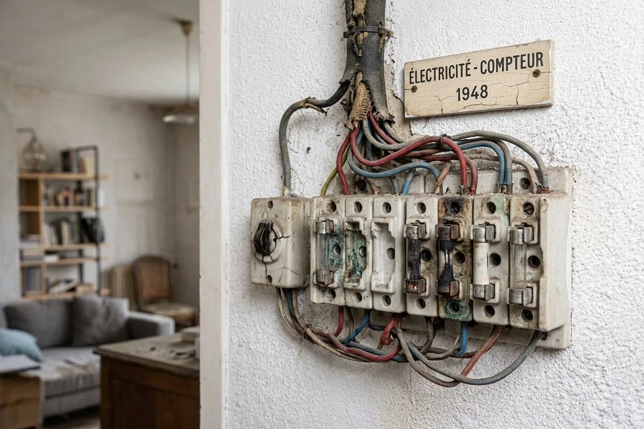 Électricien à Issy-les-Moulineaux — avant (chantier 1)